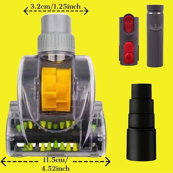 Fits Dyson Air Driven Pet Turbo Brush Vacuum Nozzle Tool Hose Adapter V6/7/8/10 - Picture 10 of 10